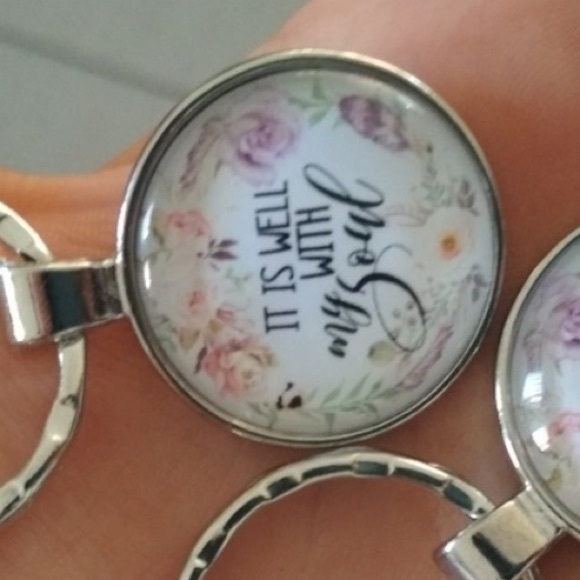 “It is Well with My Soul” Keychain Faith For All - Picture 3 of 3